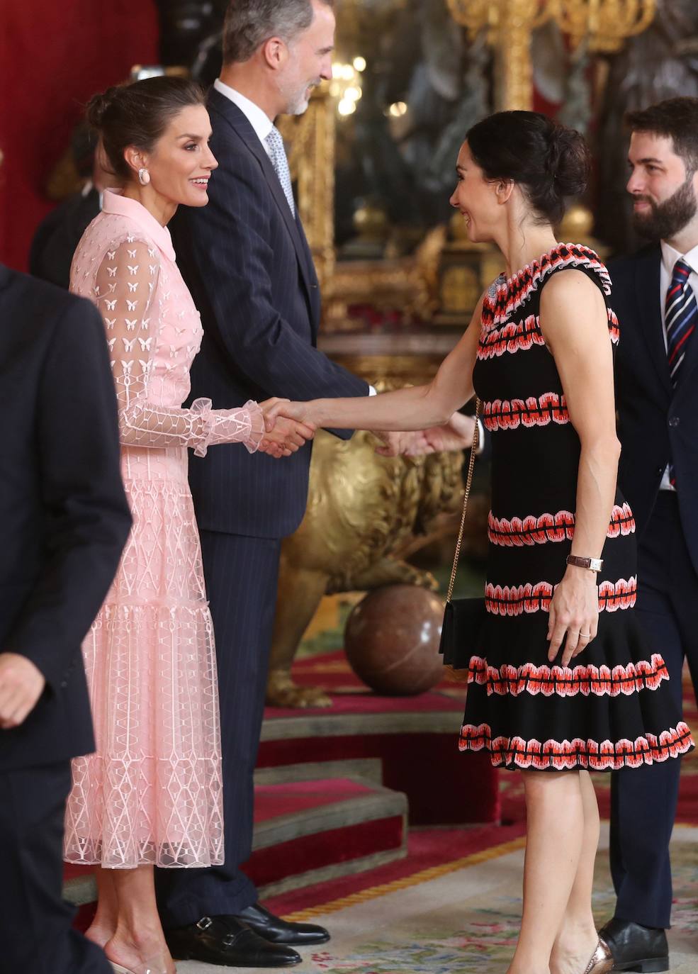 Recepción en el Palacio Real con motivo la Fiesta Nacional de 2019