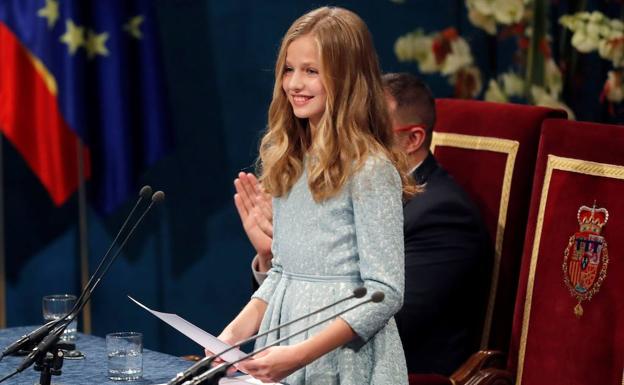 Así ha sido el primer discurso íntegro de la Princesa Leonor: «Hoy ha sido un día muy importante en mi vida»