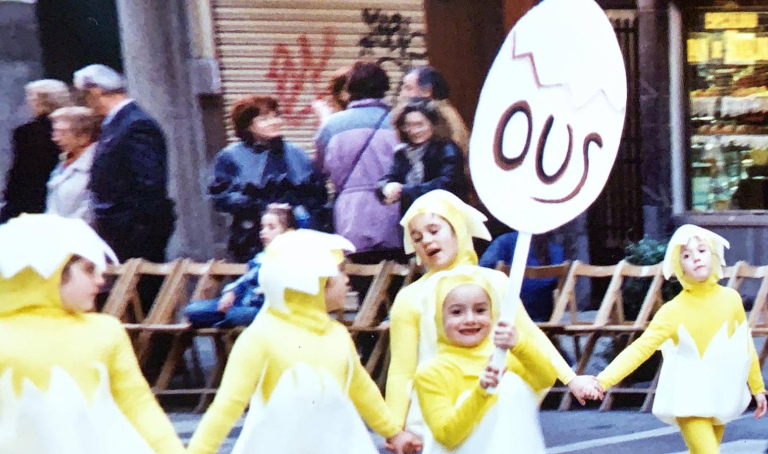 Disfraz. Consuelo, en una cabalgata del ninot.