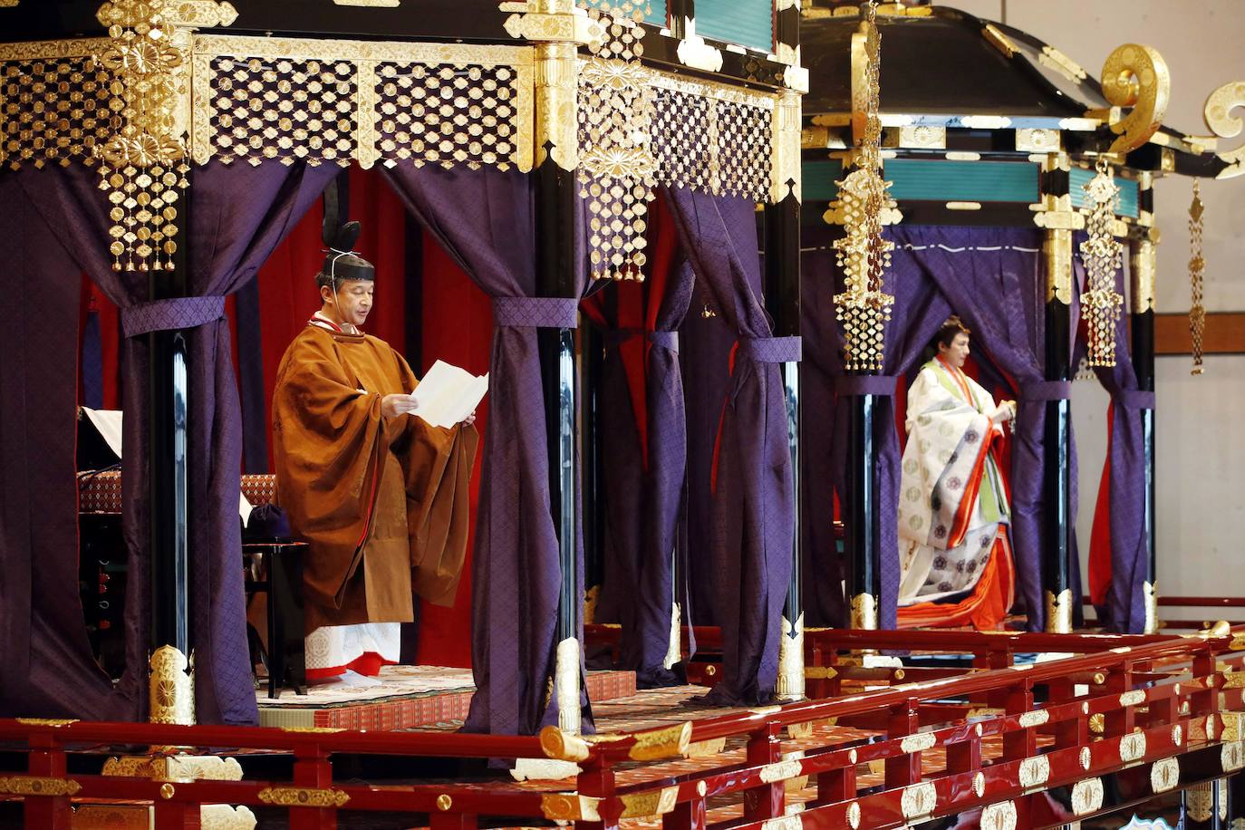 Ceremonia de proclamación del emperador Naruhito de Japón