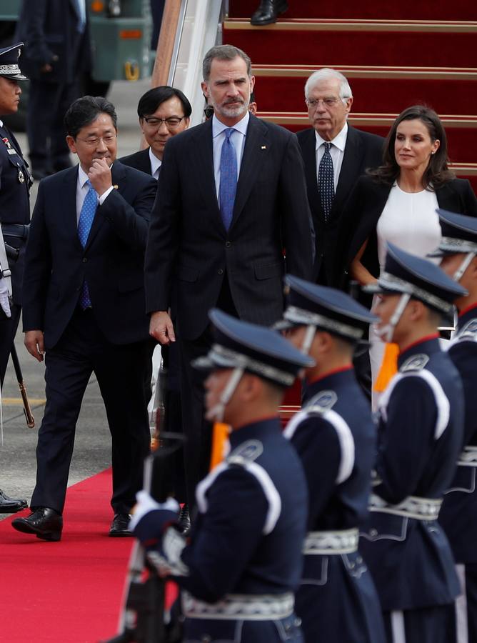 Felipe VI y Letizia llegaron este miércoles a Seúl.