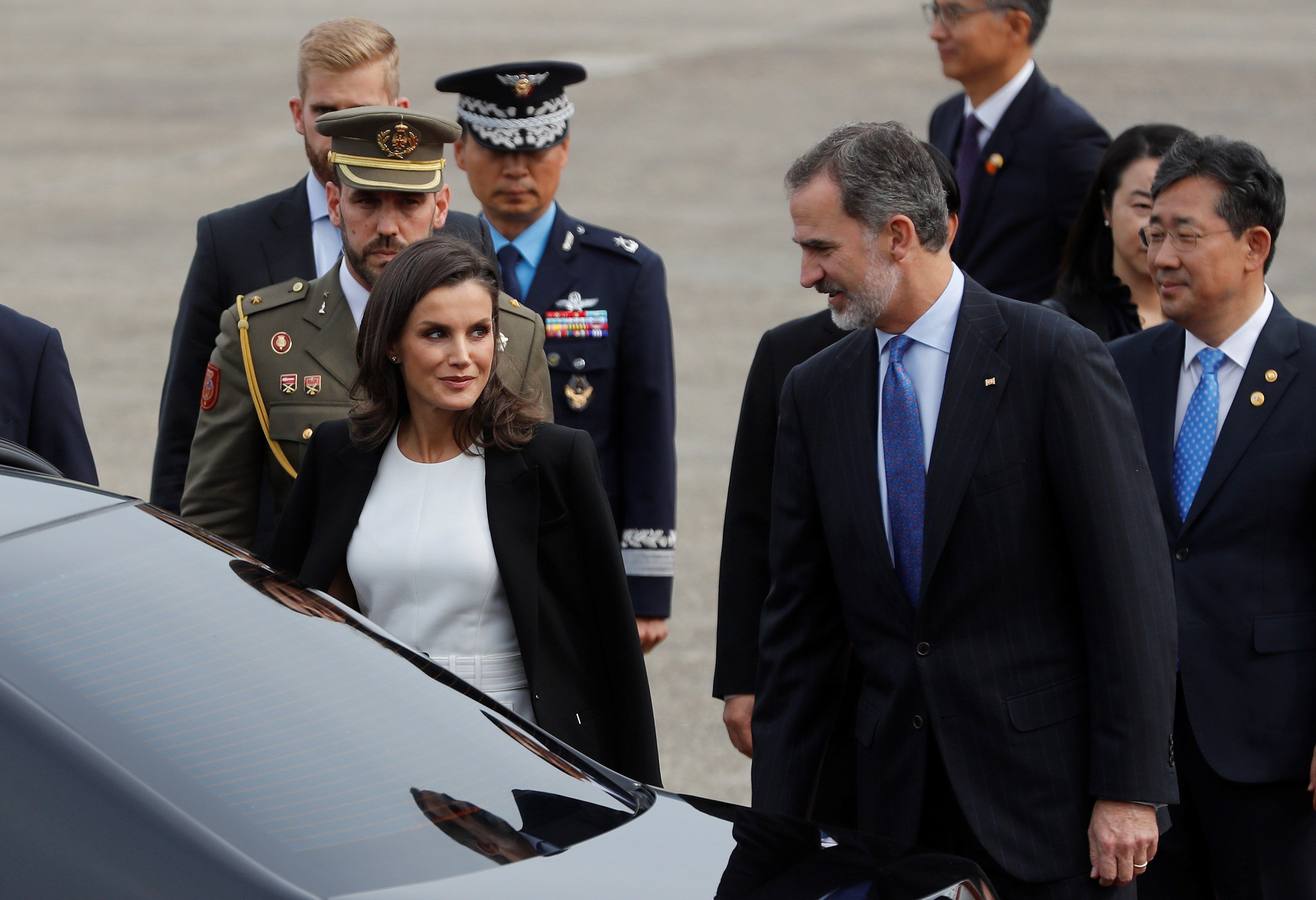 Felipe VI y Letizia llegaron este miércoles a Seúl.