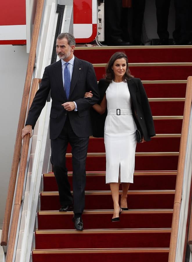 Felipe VI y Letizia llegaron este miércoles a Seúl.