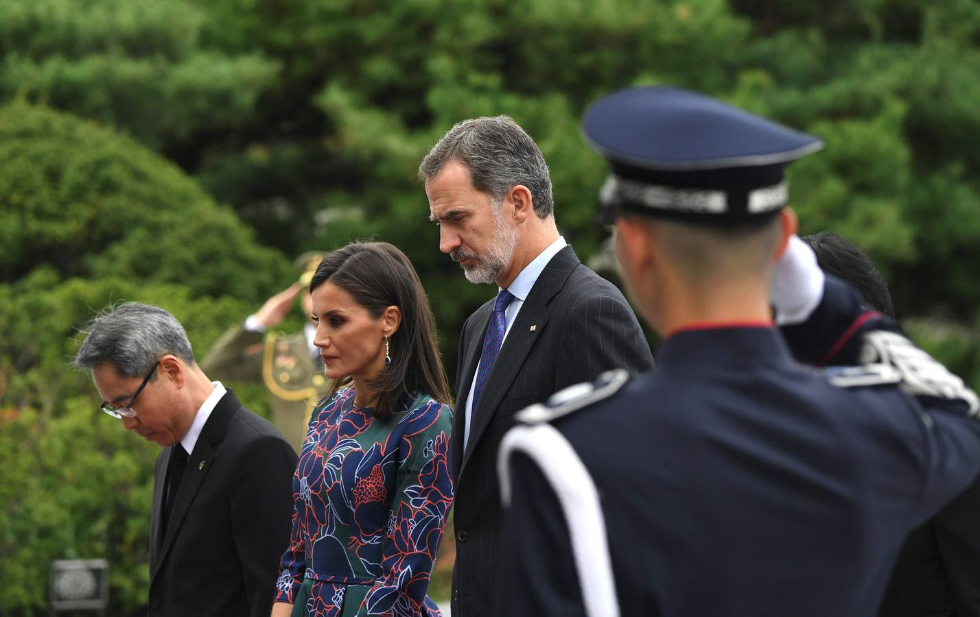 Felipe VI y Letizia llegaron este miércoles a Seúl.