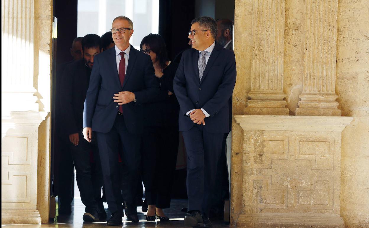 El ministro de Cultura, José Guirao, ayer en Valencia. 