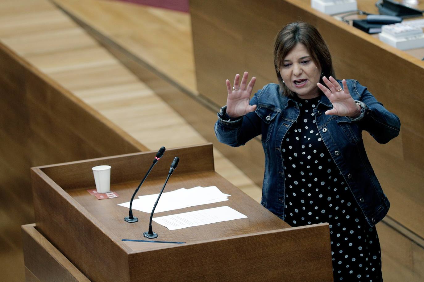 Sesión de control a Ximo Puig en Les Corts