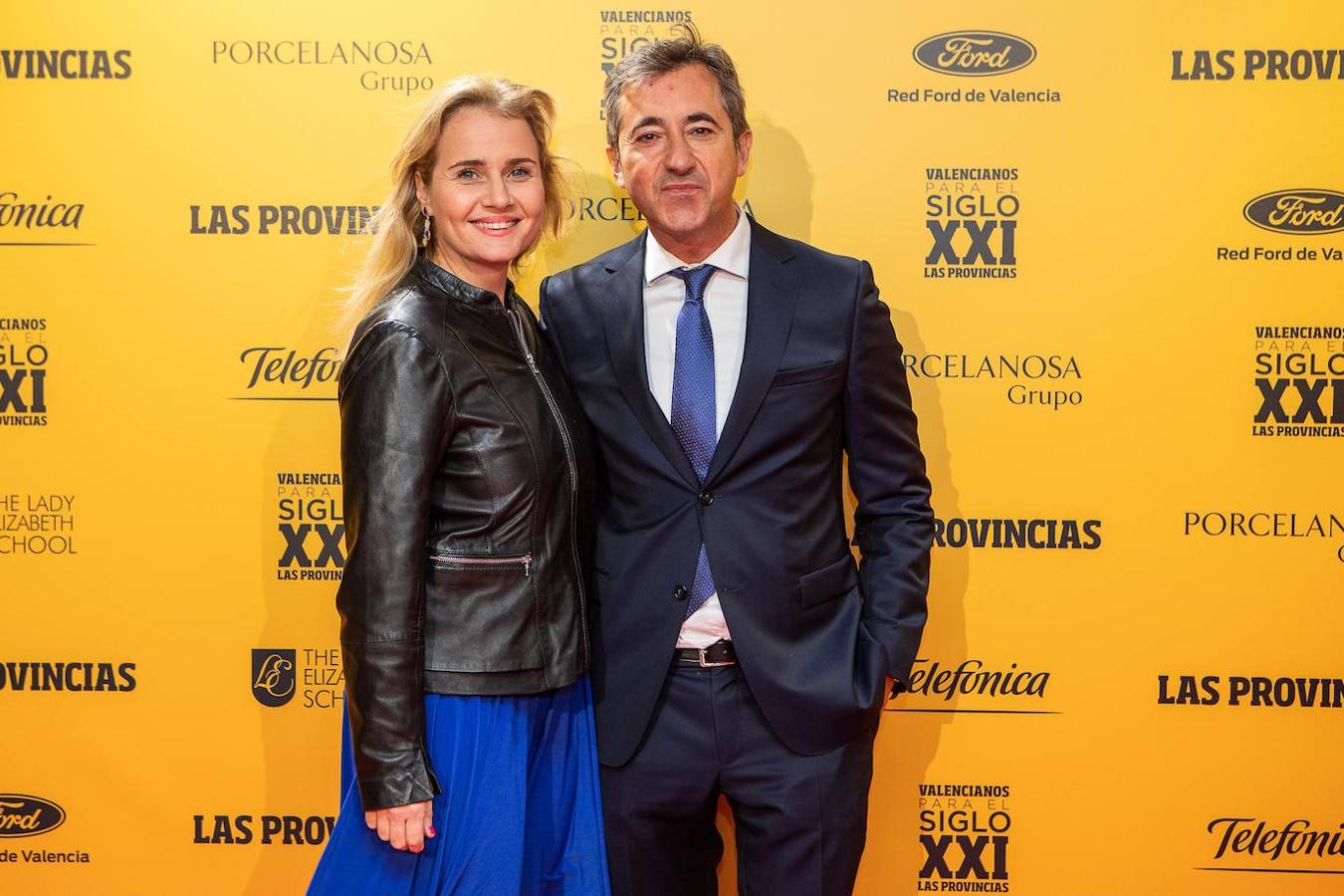 Irina Koupliakova y Alain Tabernero, presidente del Grupo Inmobiliario Alain.