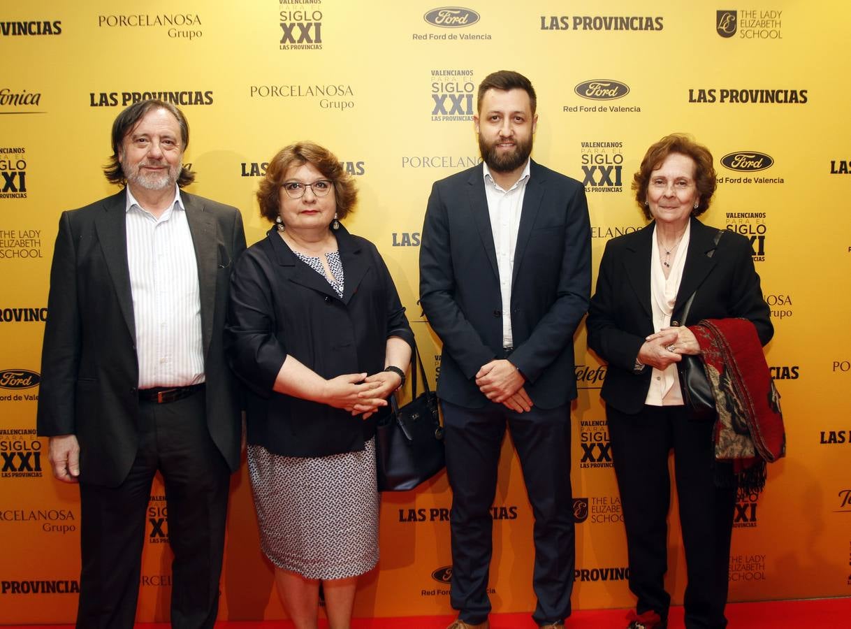 Jorge Laguna, Encarna Forés, Jorge Laguna y María Dolores Hernández.