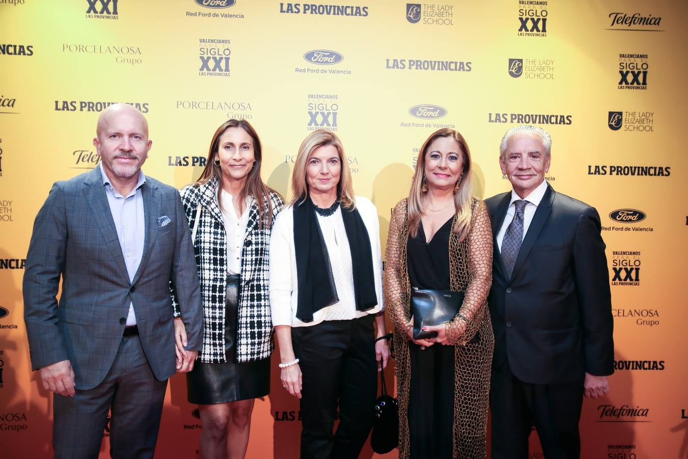 Ricardo Rodríguez (i), María Sánchez, Patricia Pilato, Elena Sánchez y Fernando Aruje (d).