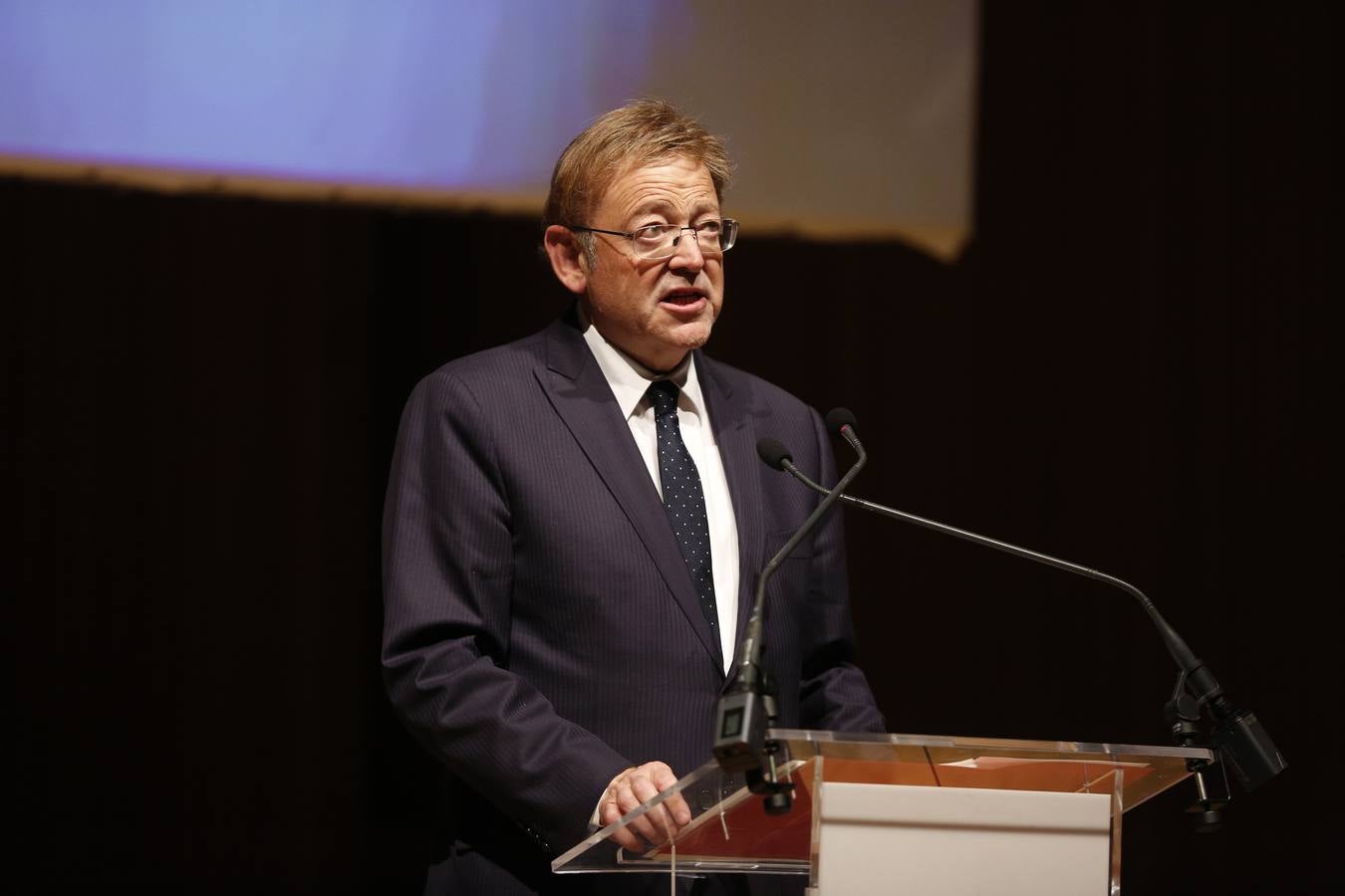 El presidente Ximo Puig, durante la gala.