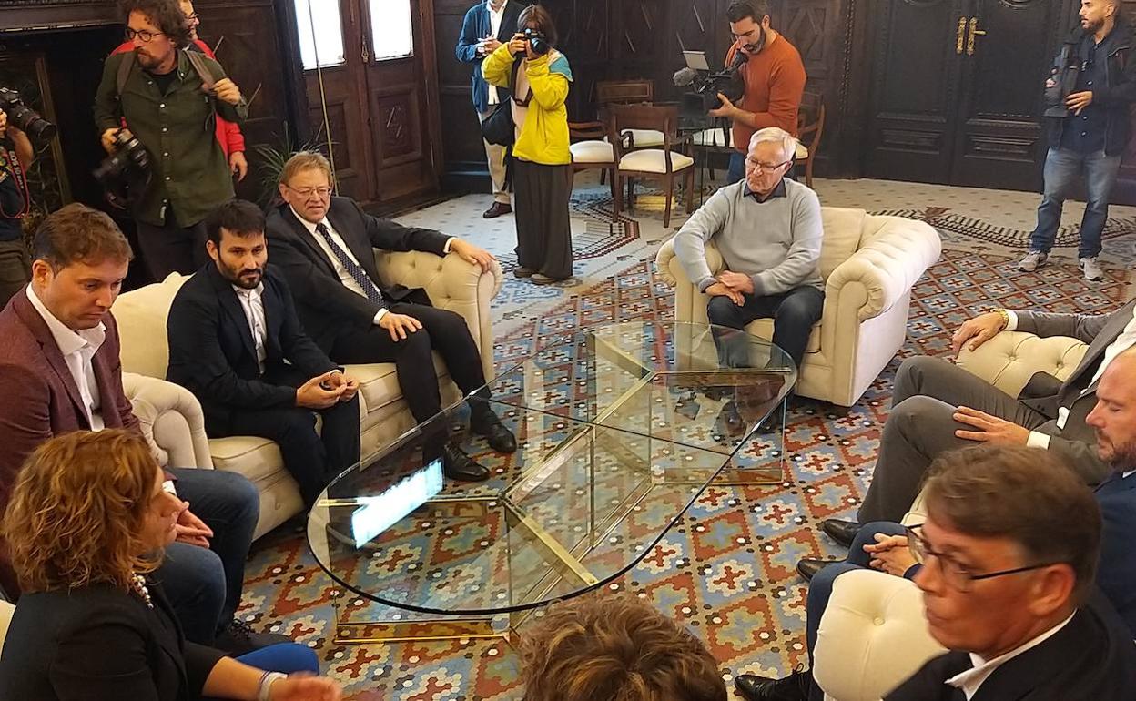 Presentación del Eurobasket femenino en el Ayuntamiento de Valencia. 