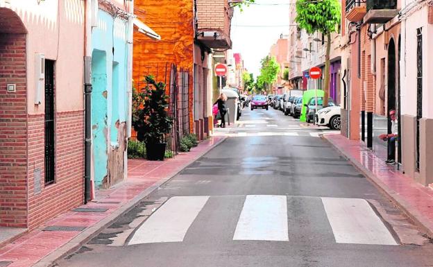 El aspecto actual de la calle Sant Antoni. 