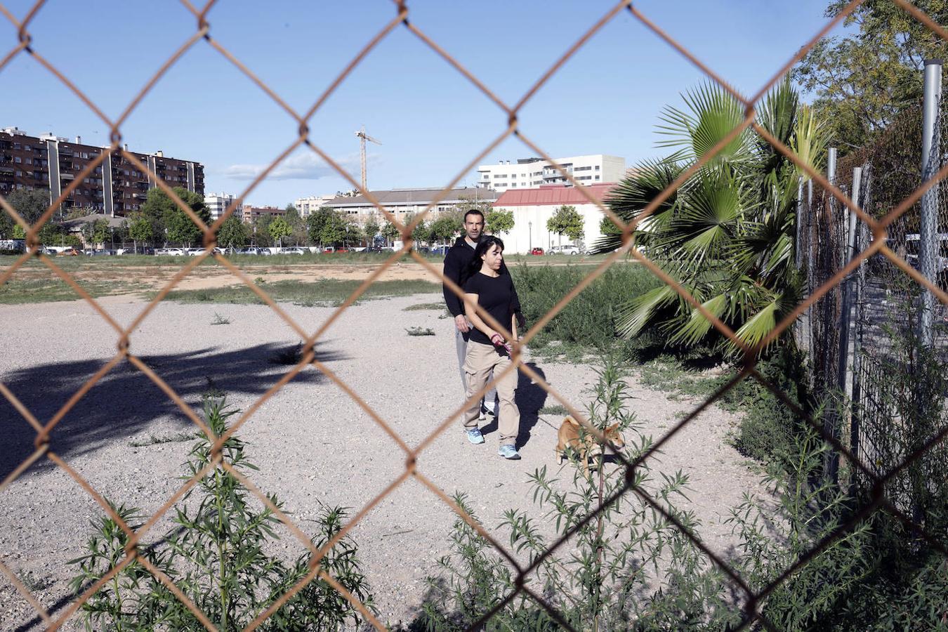 Nou Moles. Los vecinos también se quejan de la falta de podas y el descuido en los jardines. Pero además, «las obras que se iniciaron del polideportivo siguen estancadas».