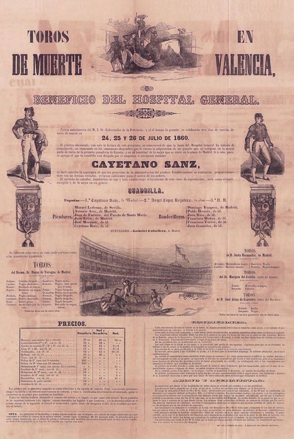 Imágenes taurinas y anuncios de toros «censuradas» por el Ayuntamiento de Valencia.