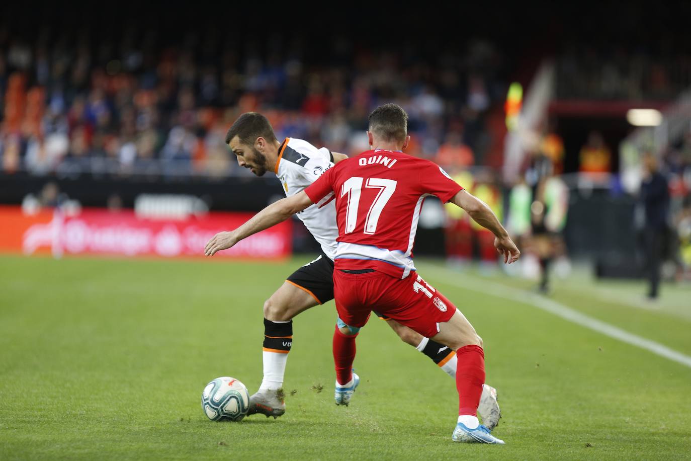 Partido disputado en Mestalla que acabó con victoria valencianista tras los tantos de Wass y Ferran.