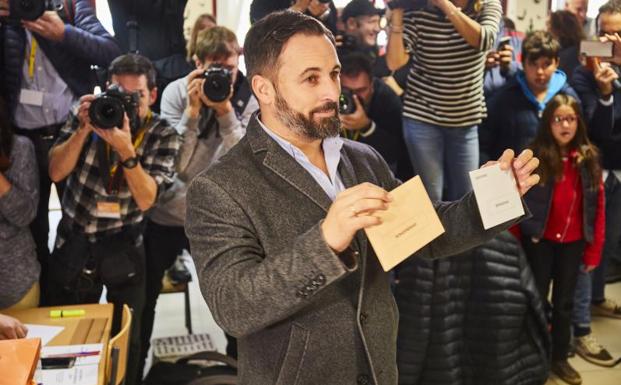 Santiago Abascal, líder de Vox.