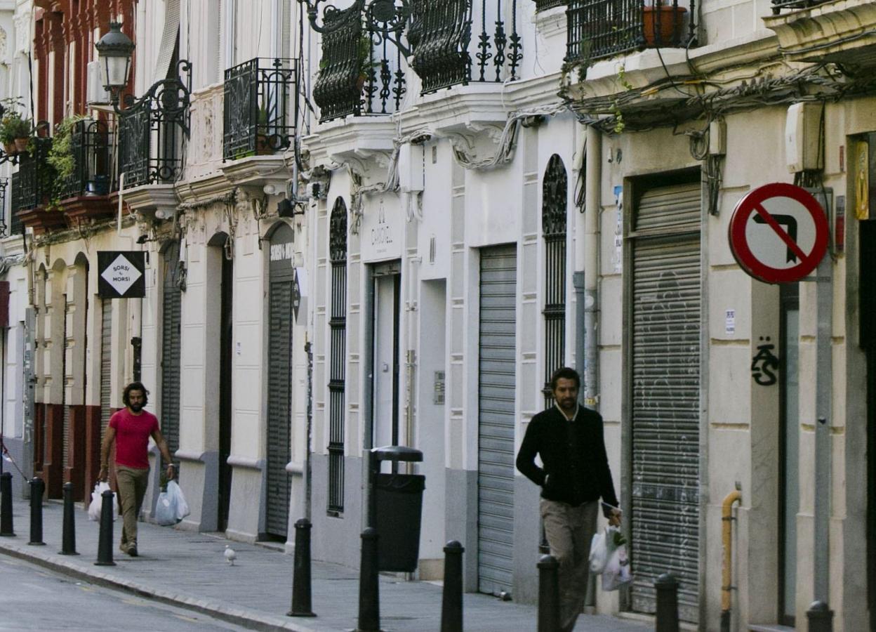 Calle del barrio valenciano de Ruzafa, una ciudad que mantiene su escalada. 