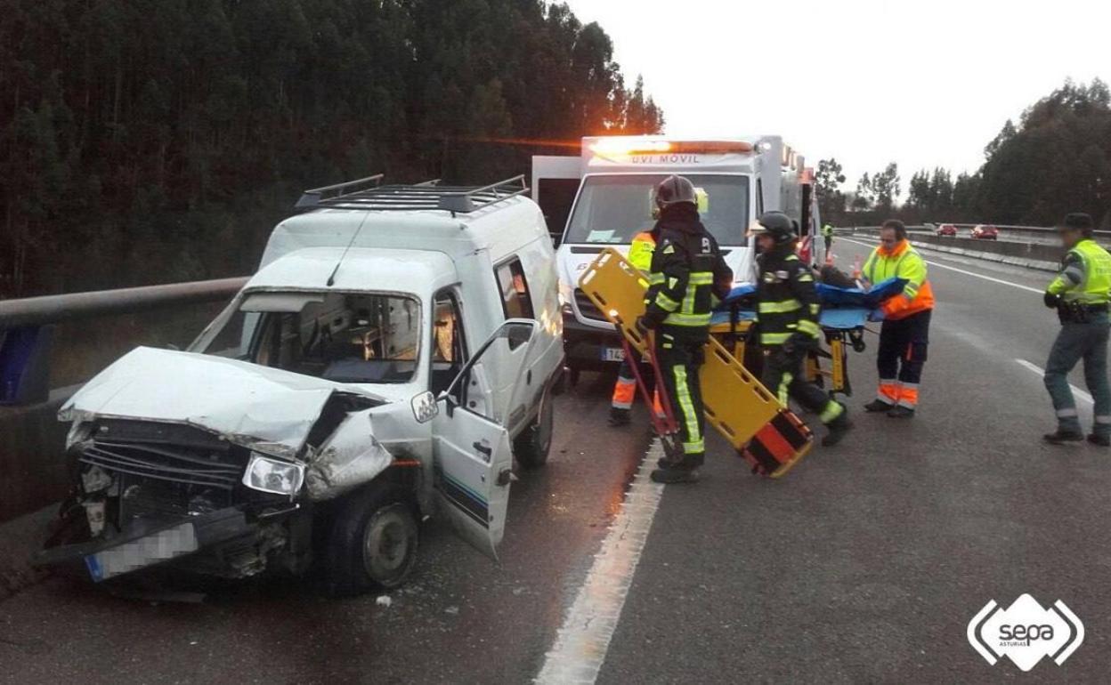 Tráfico alerta del aumento de los fallecidos en los accidentes de furgonetas