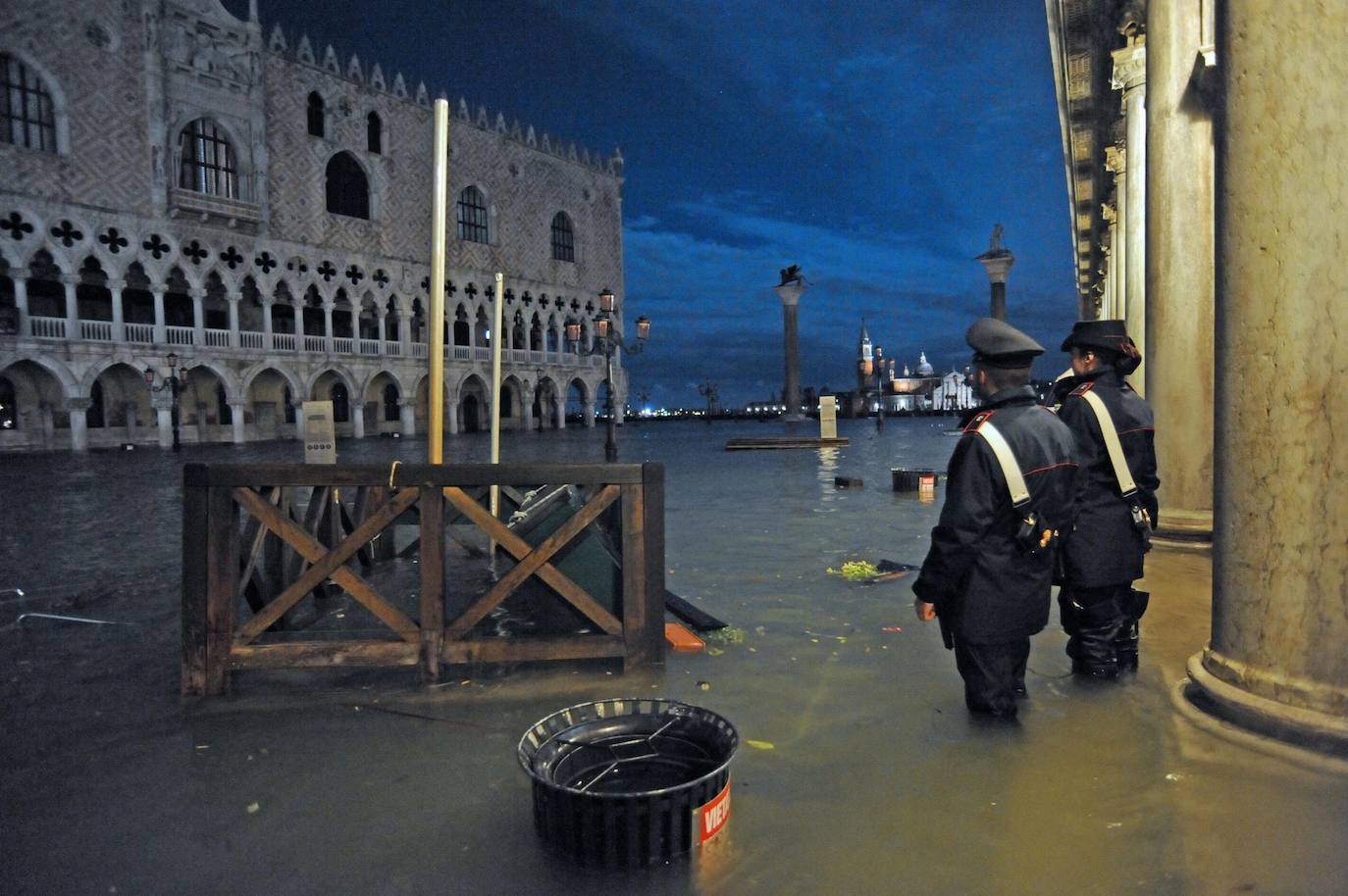 Venecia, destrozada por la peor 'acqua alta' del último medio siglo