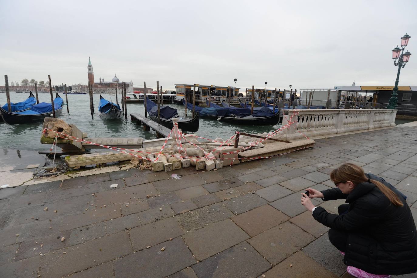 Venecia, destrozada por la peor 'acqua alta' del último medio siglo