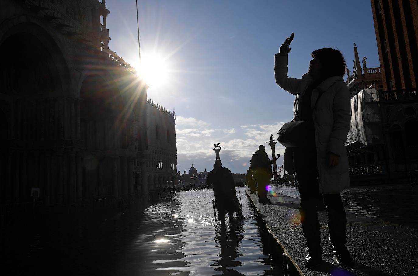 Venecia, destrozada por la peor 'acqua alta' del último medio siglo