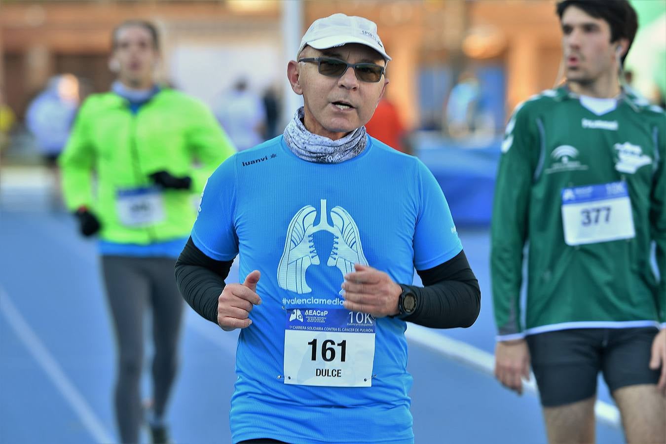 Carrera contra el Cáncer de Pulmón en Valencia en 2019.