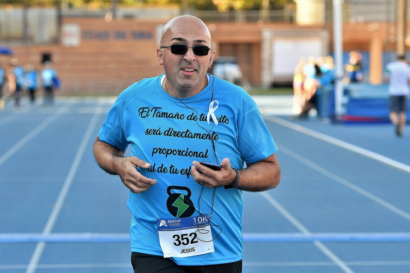 Carrera contra el Cáncer de Pulmón en Valencia en 2019.