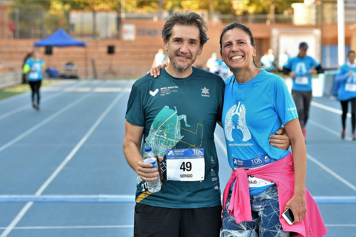 Carrera contra el Cáncer de Pulmón en Valencia en 2019.