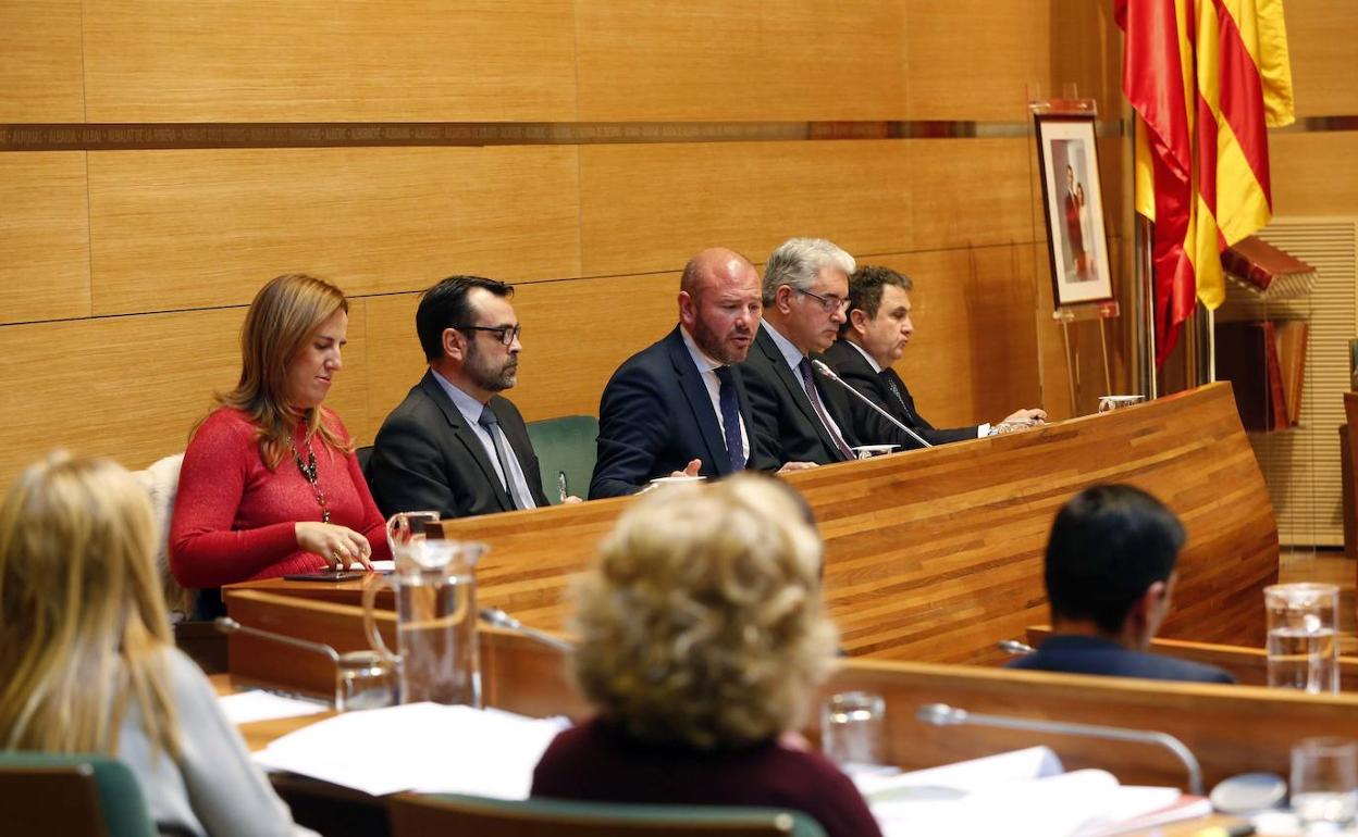 Sesión plenaria de la Diputación de Valencia celebrada ayer. 