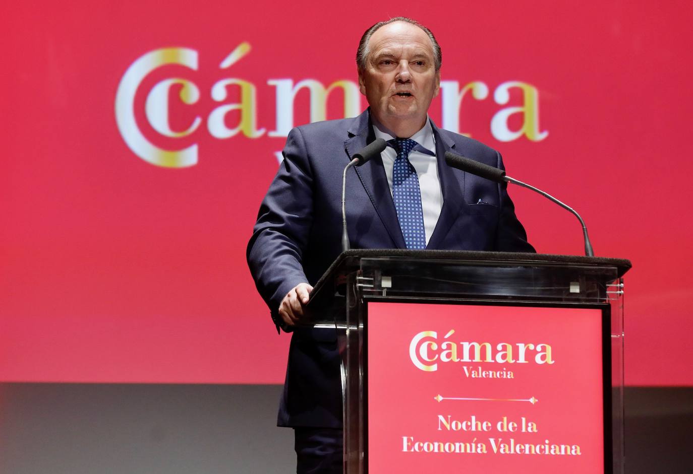 Cámara Valencia organiza un año más el encuentro económico con más de mil personas en el Palacio de Congresos para vivir la entrega de los Premios Cámara 2019 a Tejidos Royo, Power Electronics España, Alfatec Sistemas, IVI RMA Global y Francisco Lorente. En la cita celebrada en la ciudad de Valencia se dieron cita diferentes personalidades de todos los ámbitos de la sociedad valenciana.