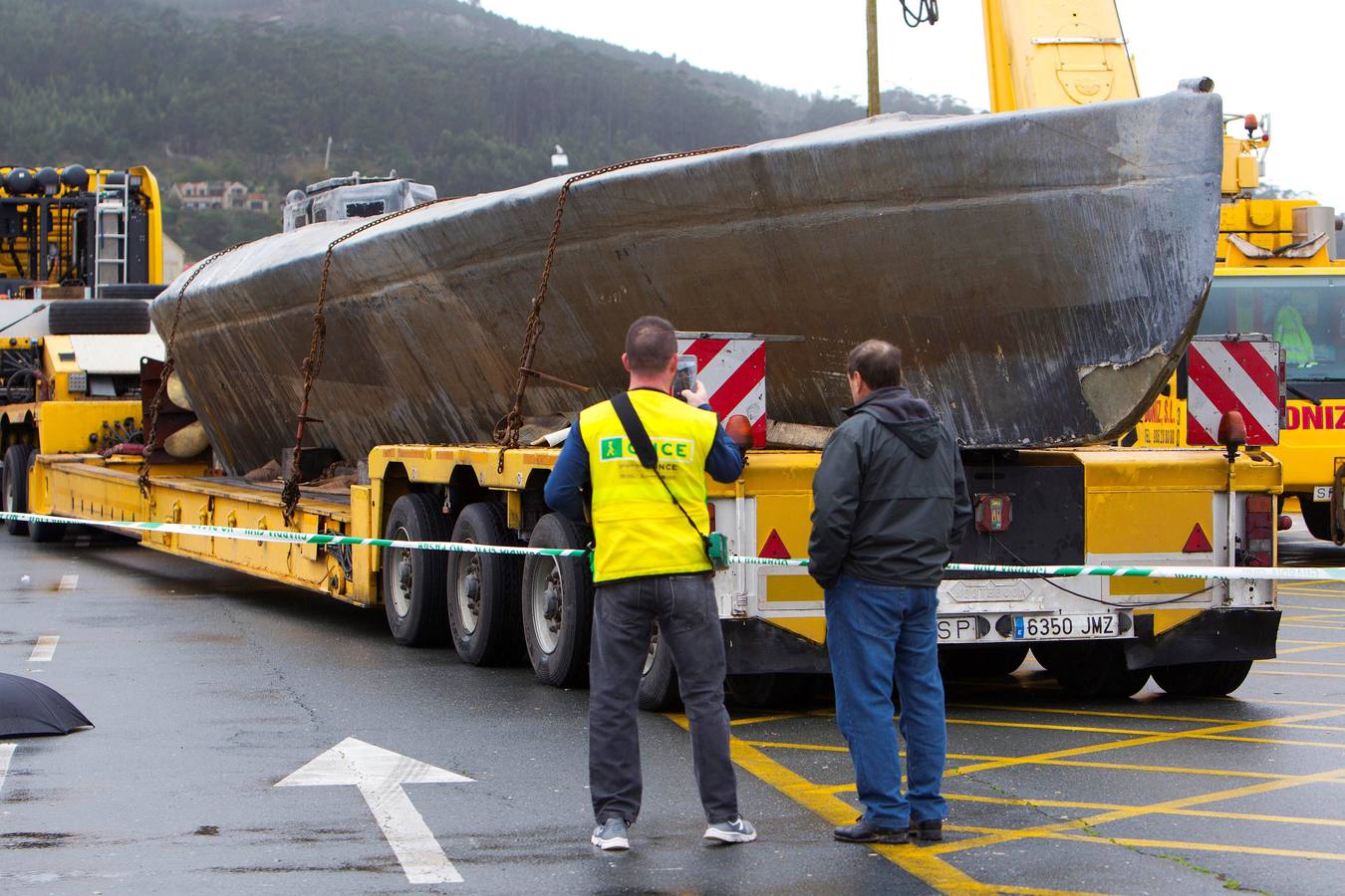 Las dos personas detenidas en el submarino de Pontevedra han ingresado en prisión provisional.