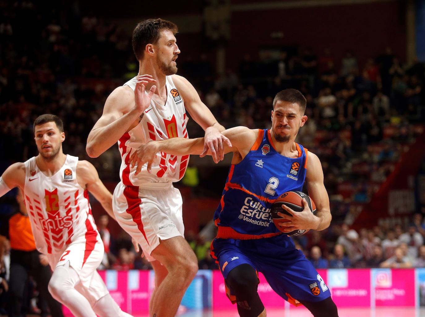 Fotos: El Estrella Roja-Valencia Basket, en imágenes