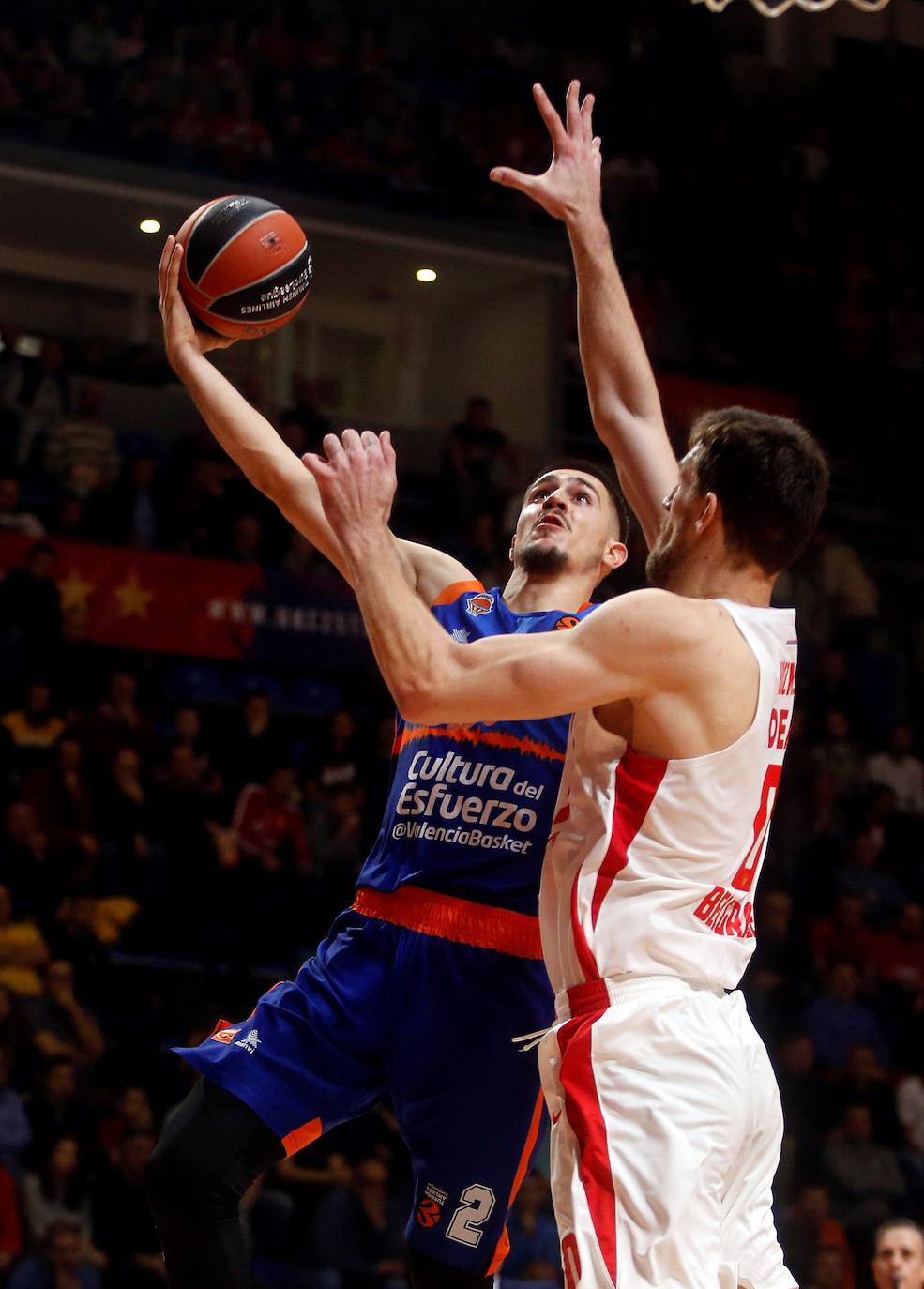 Fotos: El Estrella Roja-Valencia Basket, en imágenes