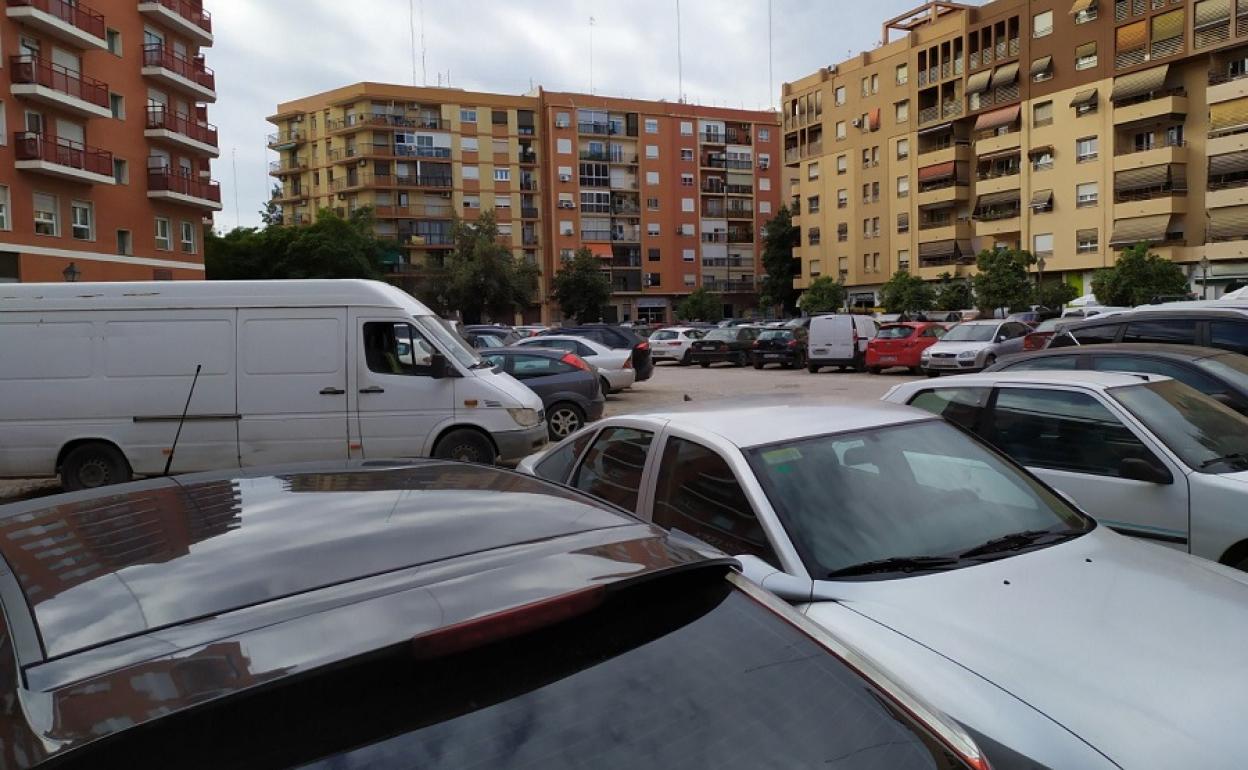 Plaza Siete Aguas de Valencia.