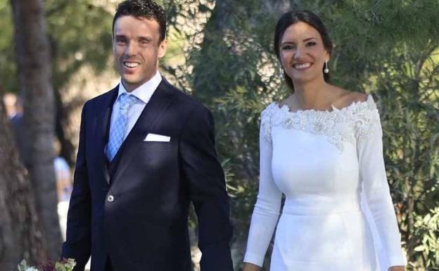Bautista y Ana Bodi, en su boda