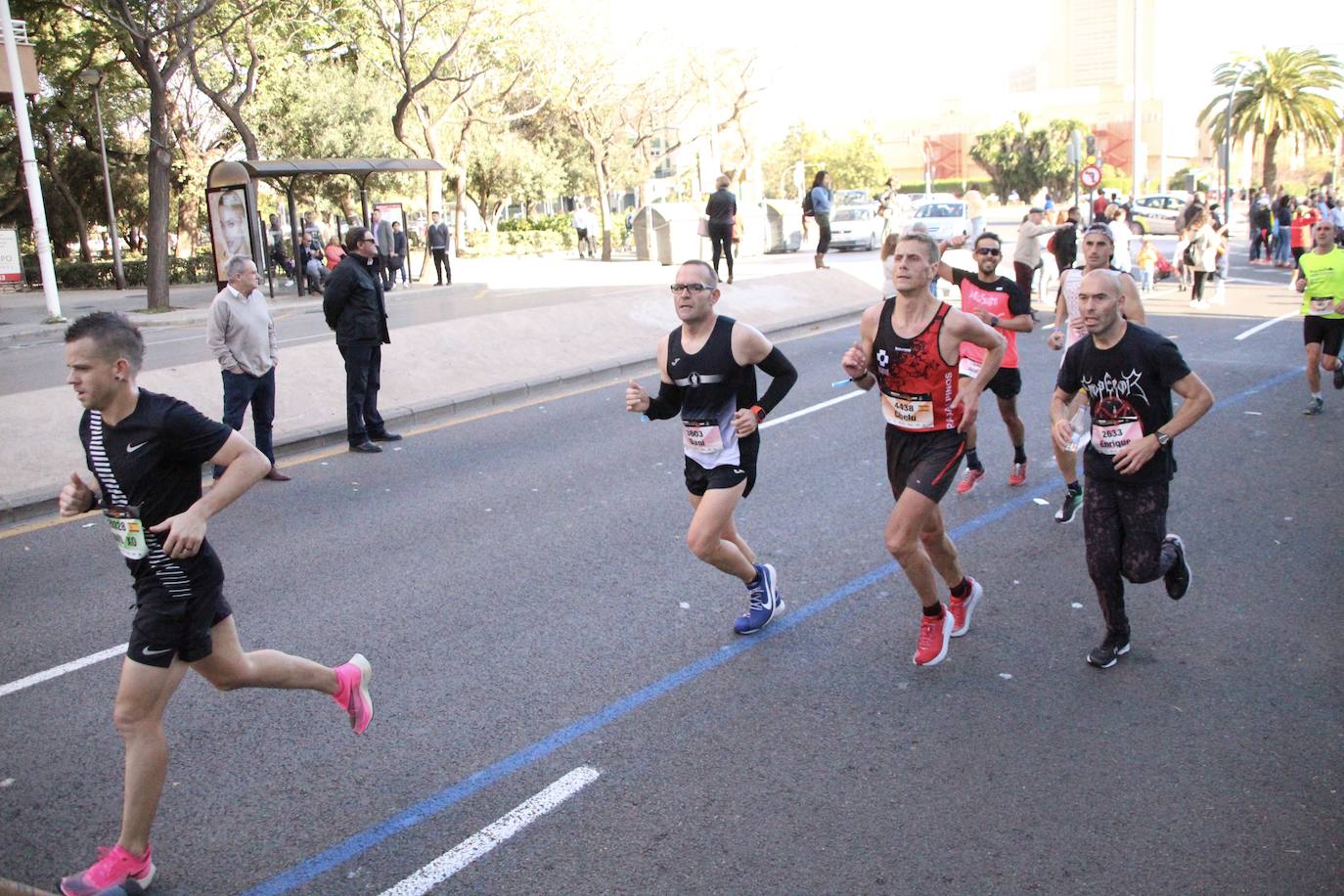 Dabiz Muñoz, durante el Maratón.