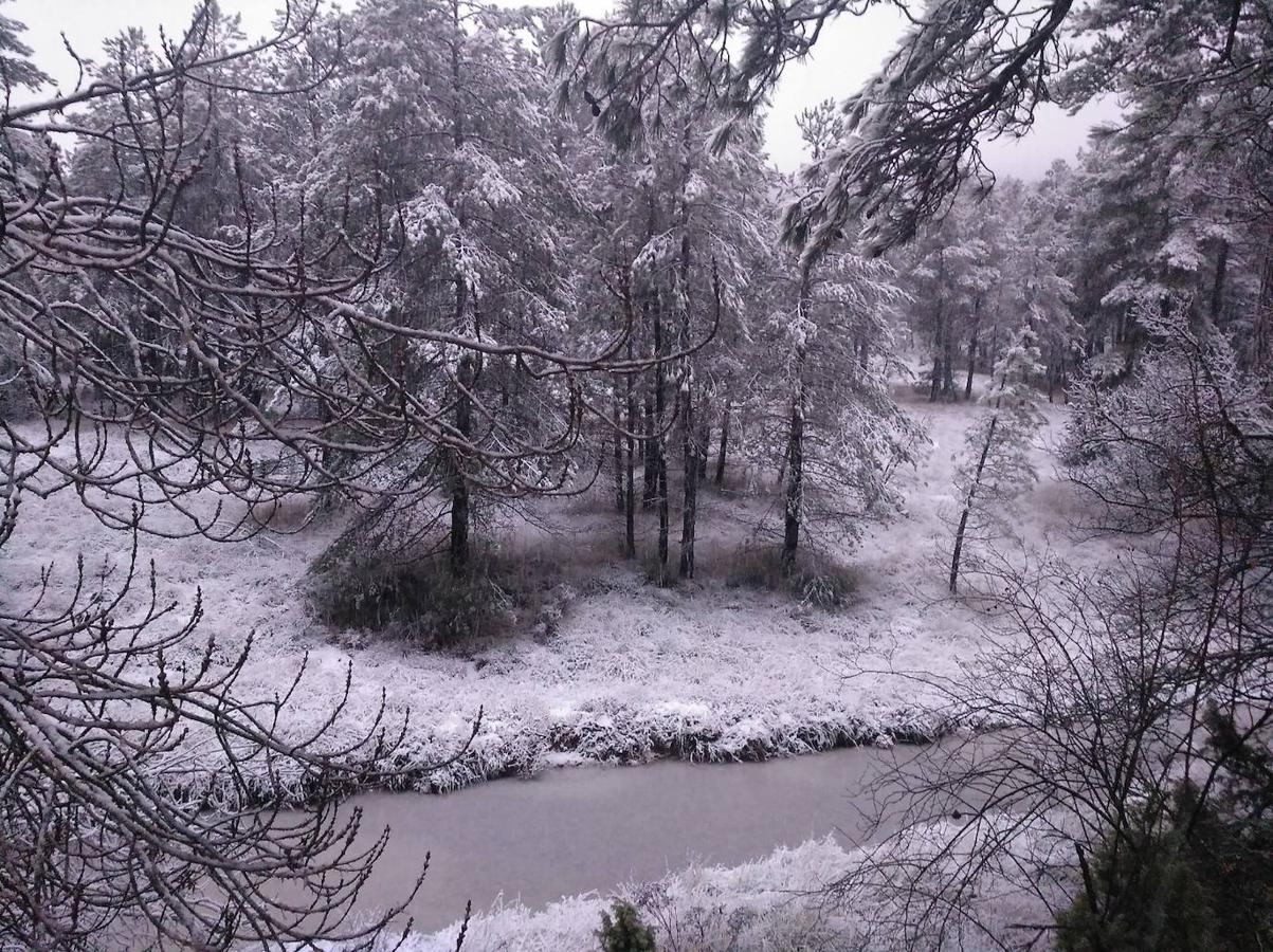 El Parque Natural del Penyagolosa nevado. 