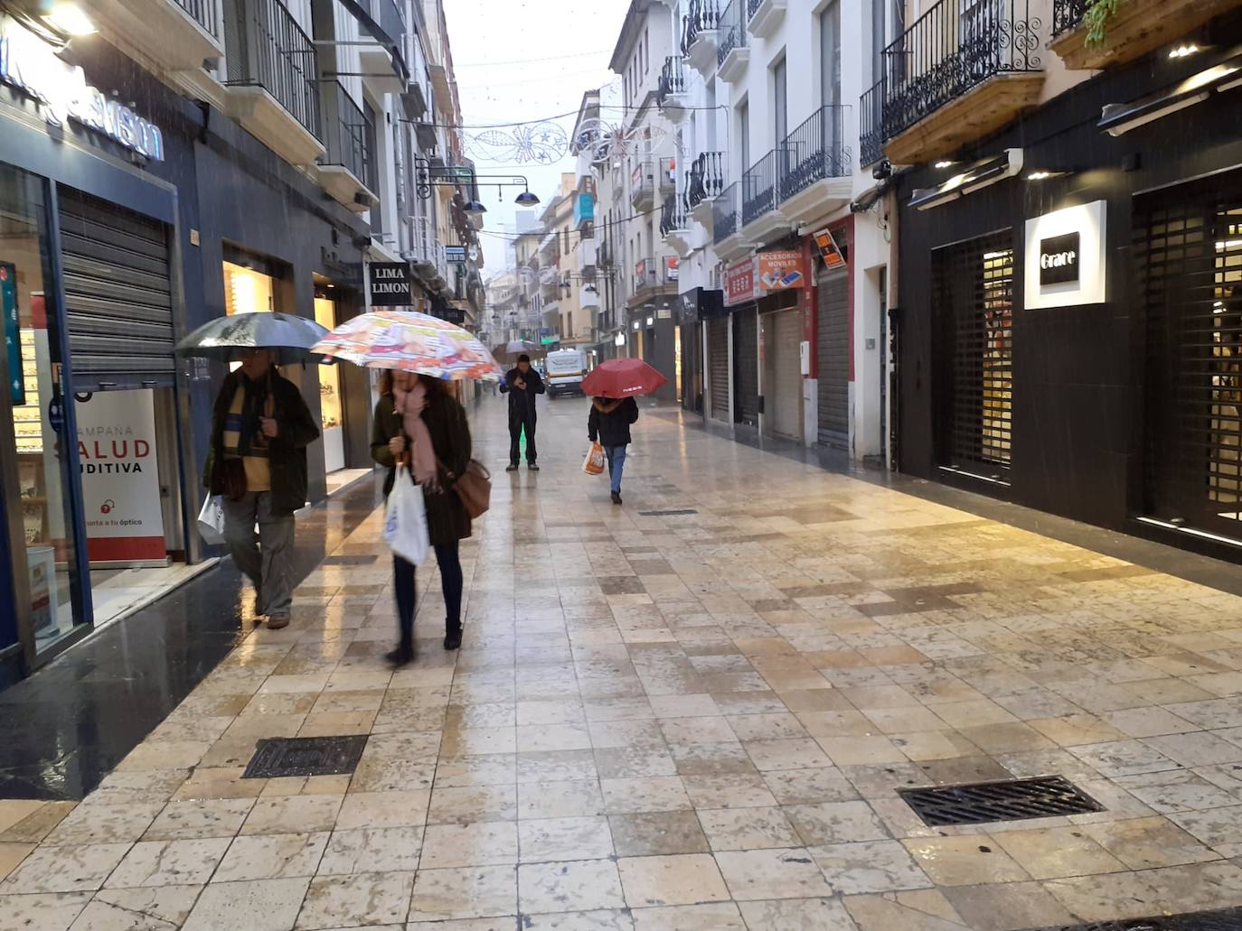 Calle Mayor de Gandia.