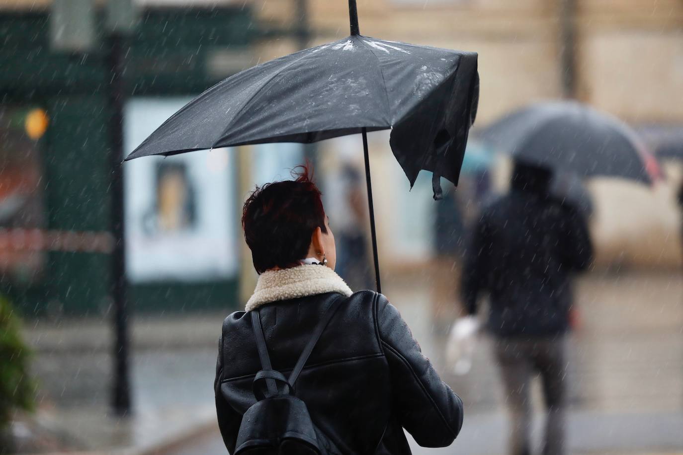 La lluvia, en Valencia