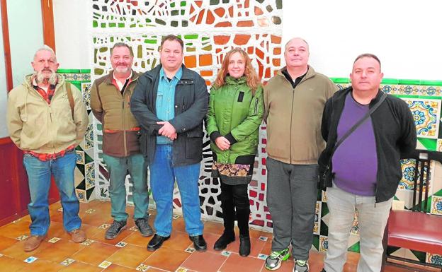 Algunos de los beneficiados por esta iniciativa laboral.