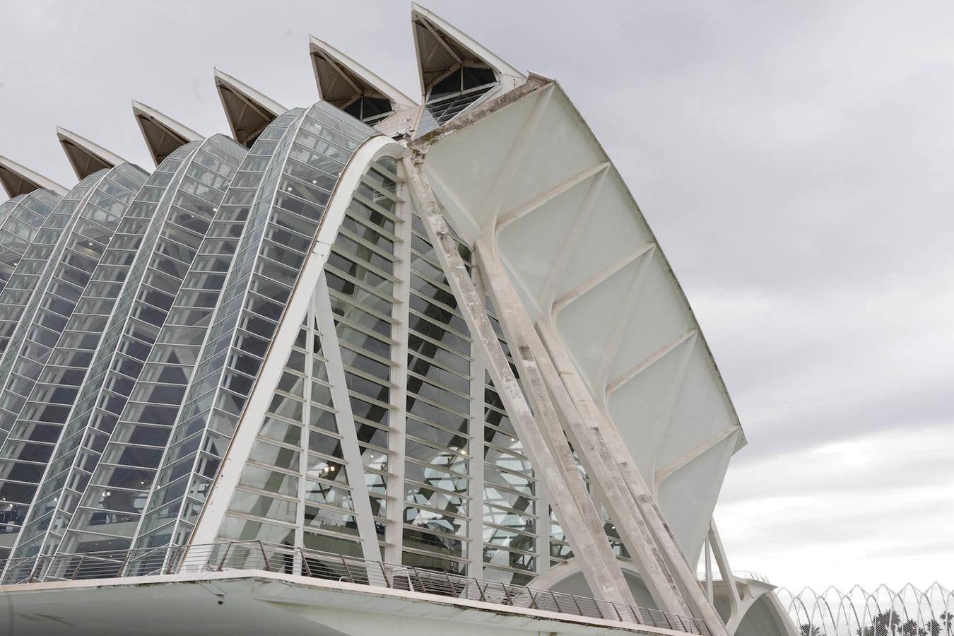 Fotos: Suciedad y falta de pintura afean la Ciudad de las Ciencias