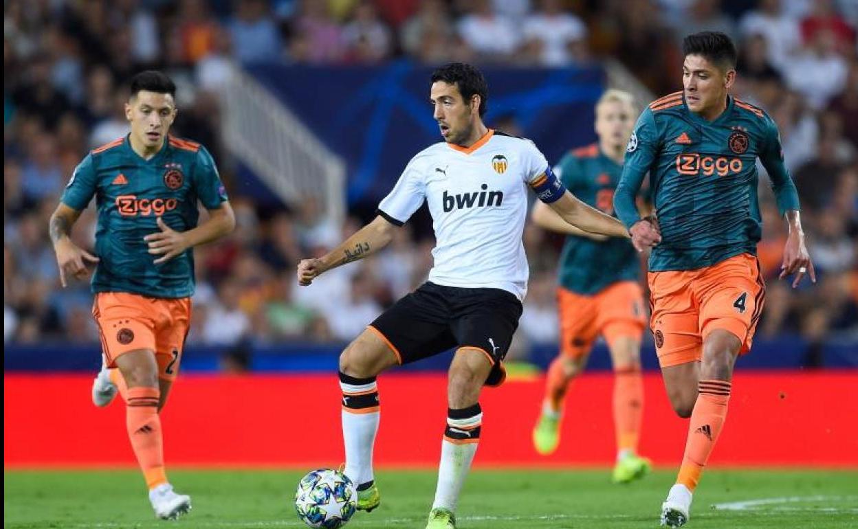 Parejo, capitán del Valencia. 