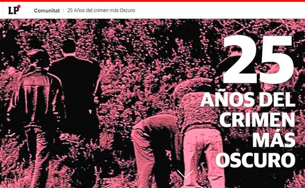 Aniversario del crimen de Alcàsser. El 13 de noviembre de 2017 lasprovincias.es publica un riguroso especial por los 25 años del triple asesinato de Desirée, Toñi y Míriam, las niñas de Alcàsser, en aquel mismo día de 1992.