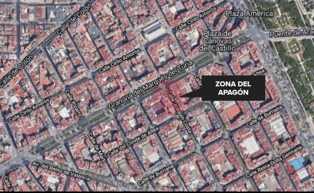 Apagón en Valencia: Dos averías simultáneas apagan el barrio de Gran Vía