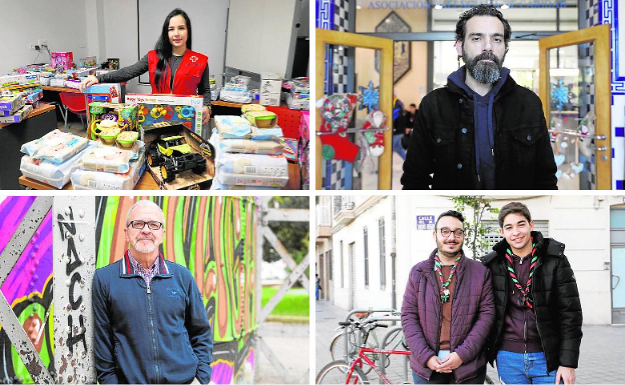 Victoriano Ruiz de Loizaga, voluntario de Cáritas.