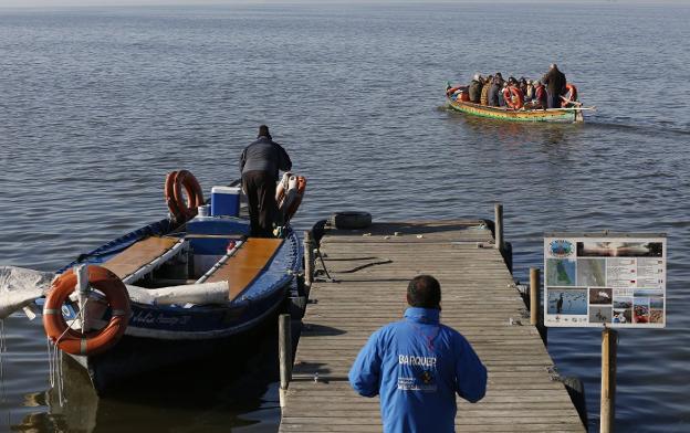 Embarcadero de la Albufera, la semana pasada. 