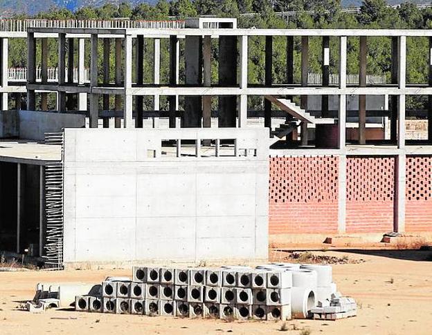 Obras de la nueva cárcel de Siete Aguas.