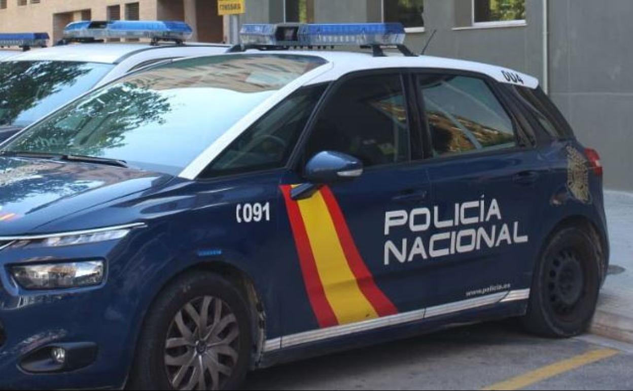 Un vehículo de la Policía Nacional. 