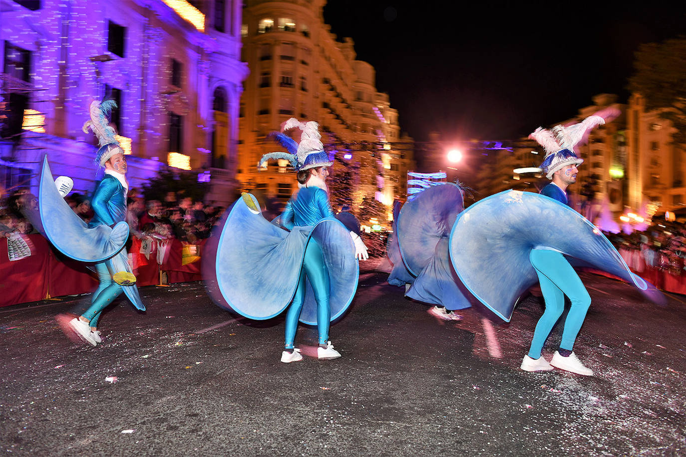 Cabalgata de los Reyes Magos en Valencia.