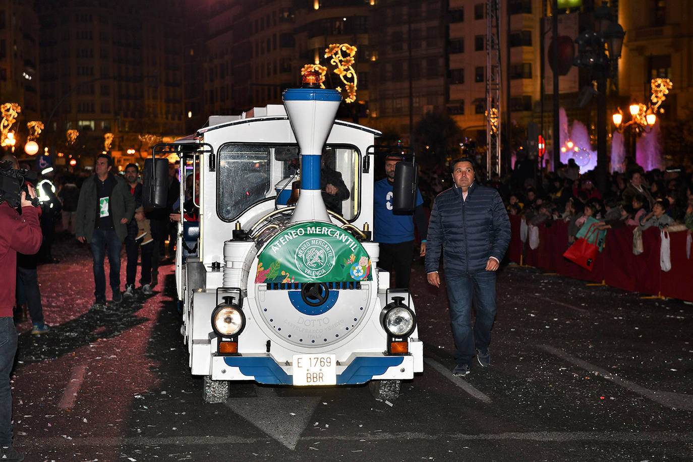 Cabalgata de los Reyes Magos en Valencia.